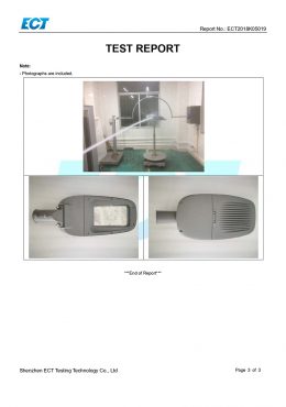 EK IP66 TESTINGSertifikat