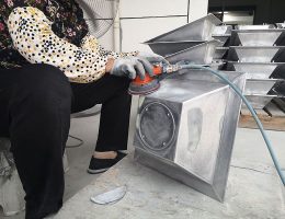 lyskaster i aluminium